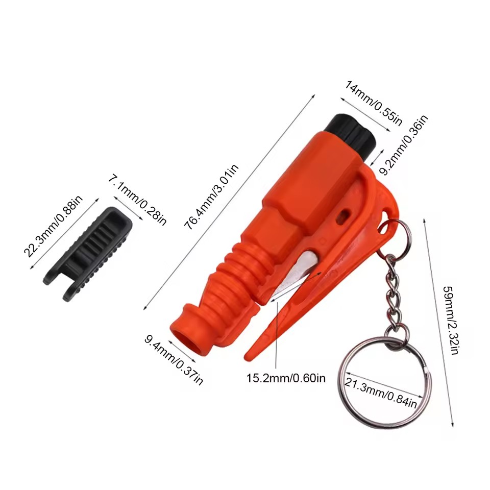 مطرقة أمان للسيارة أداة هروب 3 - مراجعة Rescue Rope Throw وسعره