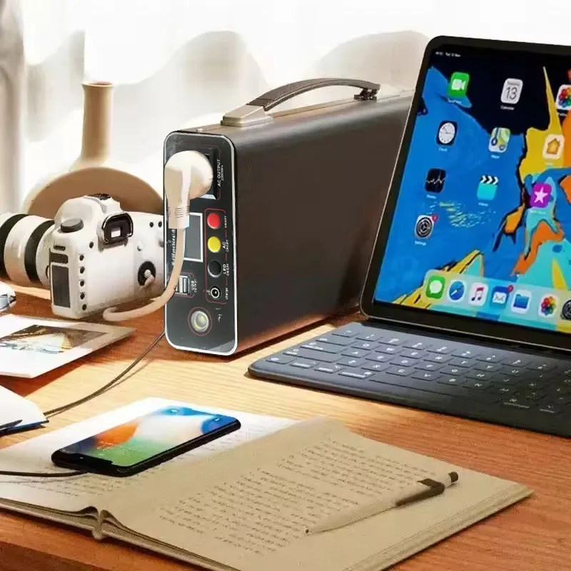 محطة طاقة محمولة 300 واط 220 ف - مراجعة Solar Emergency Charger وسعره
