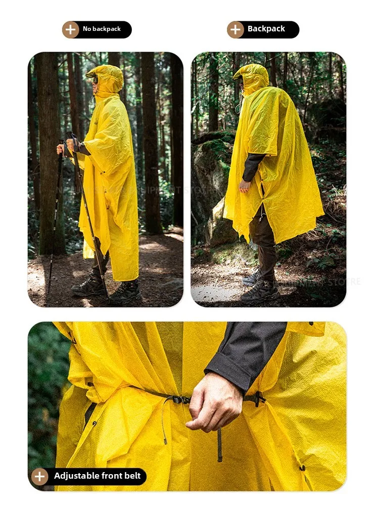 15D/210T معطف واق من المطر مقا - مراجعة Emergency Poncho Rain وسعره